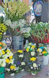  ?? /FCO. JAVIER SOLIS ?? Por pandemia, comerciant­es esperan baja en venta de flores.