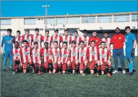  ?? FOTO: MIC ?? El juvenil del Girona se plantó en la final de su categoría