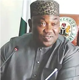  ??  ?? Enugu State Governor, Ugwuanyi