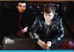  ??  ?? MOSCOW: In this file photo, Russian pranksters (left to right) Vladimir ‘Vovan’ Kuznetsov, and Alexei ‘Lexus’ Stolyarov speak during an interview with AFP at a bar in Moscow. —AFP