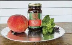  ?? ?? Peach and Basil Jam from Sallie’s Greatest.