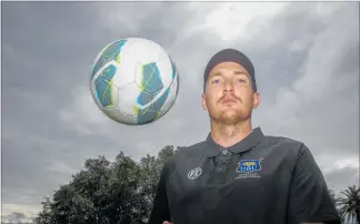  ?? PHOTO / PAUL TAYLOR ?? Cory Chettlebur­gh is impressed with the progress his Hawke’s Bay United team has made.