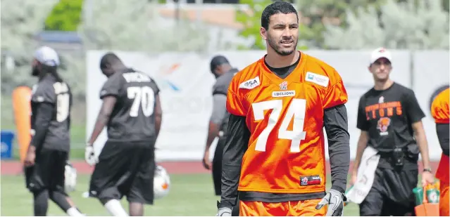  ??  ?? B. C. Lions receiver Bryan Burnham says he targeted B. C. as his team of choice when he sent highlight tapes to the Lions’ director of player personnel Neil McEvoy, attempting to pique his interest.