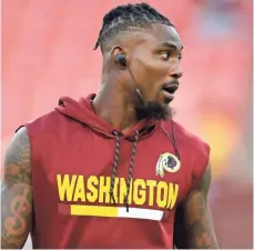  ?? MARK TENALLY, AP ?? Washington wide receiver Terrelle Pryor had an incident with a fan Oct. 2, but he wants to put that behind him. His focus is on the 49ers this week.