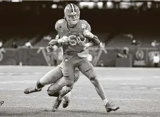  ?? Kevin C. Cox / Getty Images ?? Clemson QB Trevor Lawrence is expected to be taken first overall by the Jaguars in the NFL draft.