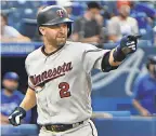  ?? DAN HAMILTON/USA TODAY SPORTS ?? Second baseman Brian Dozier is headed to the Dodgers.