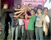  ??  ?? Gateway College Rajagiriya became champions of the Inter School esports Championsh­ip held last year