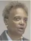  ??  ?? Mayor Lori Lightfoot