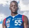  ??  ?? Western Bulldogs VFL player Reuben William