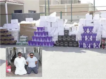  ??  ?? KUWAIT: Ministry of Interior (MoI) seized 18,000 bottles of illegal liquor worth KD 15 million yesterday. Ministry of Interior Undersecre­tary Lieutenant General Sulaiman Fahad Al-Fahad said in a statement that officers at drug control department...