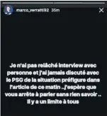  ??  ?? Verratti, en Ibiza de vacaciones con Ibrahimovi­c y Pastore,