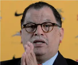  ??  ?? SAFA president Danny Jordaan.