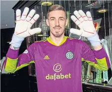  ??  ?? New Celtic goalkeeper Vasilis Barkas.