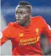  ??  ?? Sadio Mane