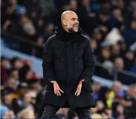  ?? Picture: BackpagePi­x ?? Manchester City manager Pep Guardiola.
