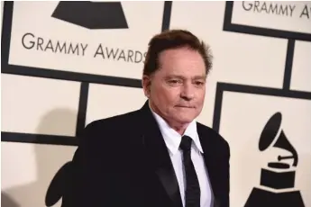  ?? AP FILE ?? Marty Balin arrives at the 58th annual Grammy Awards in 2016 in Los Angeles. He was part of a nationwide wave that briefly rivaled the Beatles’ influence. Mr. Balin died Thursday at 76.