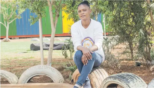  ?? Pictures: Cebisile Mbonani ?? NEW LEASE ON LIFE. Amelia Taaibos at the Khaya Centre, an organisati­on that supports mothers and chidlren who are infected with, or affected by, HIV. The centre also provides a safe environmen­t for children and old people.