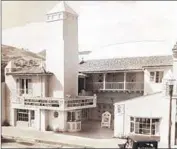  ?? Laguna Beach Historical Society ?? THE BUSINESS circa 1935, when it was known as the New Lynn Theater, named after the owners’ son.