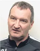  ??  ?? United boss Csaba Laszlo.