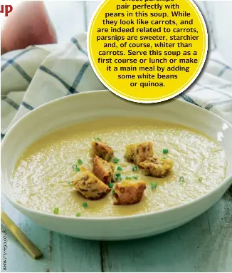 Roasted Parsnip Pear Soup Pressreader