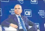  ?? RAMESH PATHANIA/MINT ?? Bharti Enterprise­s chairman Sunil Bharti Mittal at the India Economic Summit in New Delhi on Thursday.