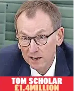  ?? ?? TOM SCHOLAR £1.4MILLION