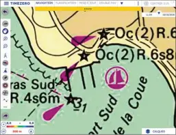  ??  ?? Le fort agrandisse­ment d’une carte raster perturbe beaucoup sa lecture, ce qui n’est pas le cas du vectoriel dont les éléments sont recalculés automatiqu­ement selon l’échelle d’affichage.