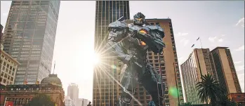  ?? PHOTOS PROVIDED TO CHINA DAILY ?? The new sci-fi film, Pacific Rim Uprising, about a new generation of Jaeger pilots who fight alien invaders from the deep sea, will hit Chinese cinemas on Friday.