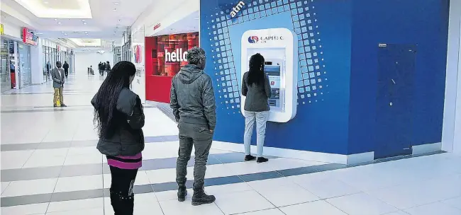  ?? Picture: CAPITEC ?? BANKING ON IT: Capitec grew rapidly on the back of unsecured loans available at branches