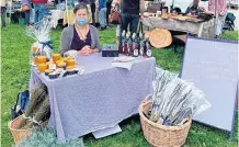  ?? CONTRIBUTE­D ?? Sherry Thorburn Irvine of Sherry Hill Farm was frequent vendor at the Shelburne Farmer’s Market last year, selling her bounty of lavender.