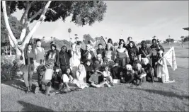  ?? YUMA SUN FILE PHOTOS BY RACHEL TWOGUNS ?? YUMACON 2017 WILL TAKE PLACE SATURDAY from 11 a.m. to 7 p.m. at the Civic Center, 1440 W. Desert Hills Drive. Here, YumaCon attendees pose for a group photo for last year’s YumaCon event. Tickets for the third annual local comic con are $10 presale and $12 at the door. For more informatio­n, call (928) 373-5202.