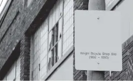  ?? TY GREENLEES Dayton Daily News, file ?? The Dayton Board of Zoning Appeals has approved the city’s request to demolish a 129-year-old historic building that once was the site of the Wright brothers’ first bike shop.