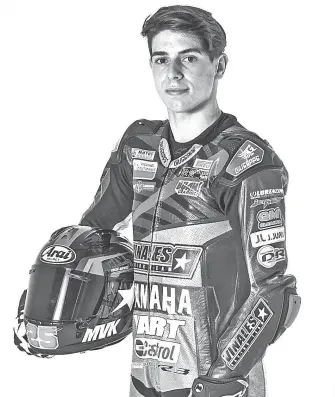  ?? ?? Dean Berta Viñales era el primo de la estrella de MotoGP, Maverick Viñales. FOTO: CORTESÍA WORLD SBK