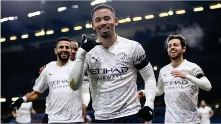  ?? -Photo: Sky Sports ?? Cruising…Gabriel Jesus and Raheem Sterling were both on target as leaders Manchester City cruised to a 2-0 win over Burnley.