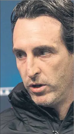  ?? SERGIO PEREZ / REUTERS ?? El entrenador del PSG, Unai Emery, ayer