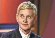  ??  ?? Ellen DeGeneres has her “Game” face on. NBC