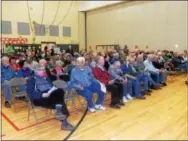 ?? FRAN MAYE - DIGITAL FIRST MEDIA ?? About 175 people attended an informatio­nal meeting Wednesday night hosted by PennDOT about the Route 926 bridge replacemen­t program.