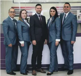  ??  ?? The Naxxar Branch sporting the new BNF Bank uniforms