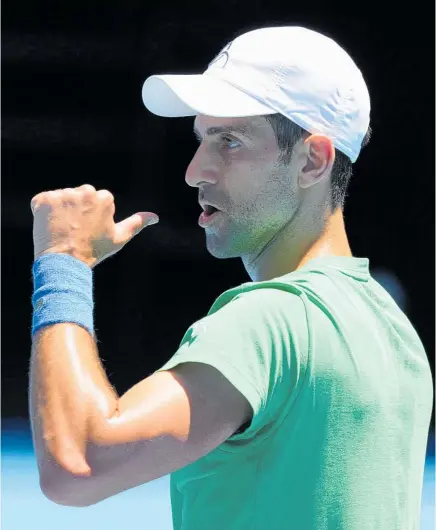  ?? Photo / AP ?? Novak Djokovic’s lawyers are expected to appeal the latest cancellati­on of his Australian visa.