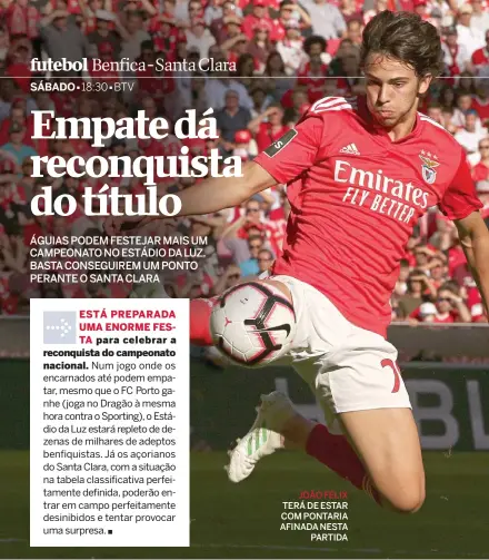  ??  ?? JOÃO FÉLIX TERÁ DE ESTAR COM PONTARIA AFINADA NESTA
PARTIDA