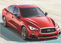  ??  ?? Infiniti has brought in six advanced safety features.