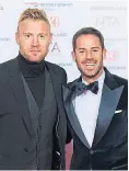  ??  ?? Sticking to it: Andrew ‘Freddie’ Flintoff and Jamie Redknapp