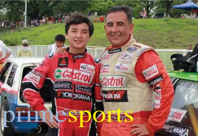 ?? Contribute­d photo ?? FATHER AND SON. Multi titled race car drivers Carlos and son Inigo will see action during the2017 edition of the Taiwan Auto Gymkhana Grand Prix at the end of the month.