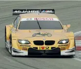  ??  ?? In pista con la Bmw
Alex Zanardi correrà a Misano, nell’unica tappa italiana del campionato Dtm, con la Bmw M4 Dtm adattata, nel weekend del 26 agosto. Zanardi ha già corso e vinto in Dtm nel 2015