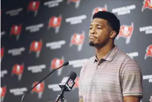  ?? (TNS) ?? File photo of Tampa Bay Buccaneers quarterbac­k Jameis Winston.