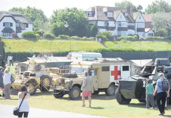  ?? Vehicles from the West Lancs Military Vehicle Trust will be on display at the event in Skelmersda­le ANDREW TEEBAY ??