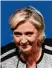  ??  ?? Marine Le Pen