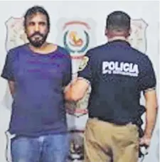  ?? ?? Marcos Pablo Noguera, detenido en la base de Investigac­iones.