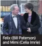  ??  ?? Felix (Bill Paterson) and Mimi (Celia Imrie)