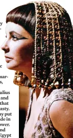  ?? ?? BEAUTY: Elizabeth Taylor in the 1963 film, Cleopatra